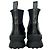 Stivaletti Chelsea Jil Sander in pelle nera Nero - vista 3