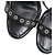 Sandali con tacco e cinturino alla caviglia con occhielli Manolo Blahnik in pelle nera Nero - vista 11