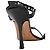 Sandali con tacco e cinturino alla caviglia con occhielli Manolo Blahnik in pelle nera Nero - vista 18