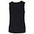 Canotta Saint Laurent con scollo rotondo in chiffon nero - vista 2