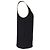 Canotta Saint Laurent con scollo rotondo in chiffon nero - vista 3