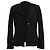 Proenza Schouler Chain-Buttoned Blazer in Black Viscose Grey