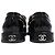 Timeless Mocassini Chanel Logo-Plaque in vernice nera Nero - vista 3