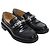 Timeless Mocassini Chanel Logo-Plaque in vernice nera Nero - vista 4