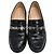 Timeless Mocassini Chanel Logo-Plaque in vernice nera Nero - vista 5
