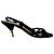 Sandali slingback Miu Miu in scamosciato nero