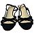 Sandali slingback Miu Miu in scamosciato nero - vista 3