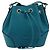 Gucci Bright Bucket Diamante Leder Small Blau