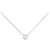 Autre Marque Collana Diamond PT1000 PT850 Argento