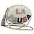 Chanel La Pausa Evening Chevron Lambskin with Applique Bianco