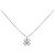 Autre Marque Collana in oro bianco 10K e diamanti Argento