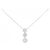 Autre Marque Collana Fiore in Diamanti Au750 Argento