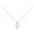 Autre Marque Collana con diamante Au750 Argento