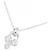 Autre Marque Collana con diamante Au750 Argento - vista 3
