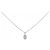 Autre Marque Collana con diamante Au750 Argento