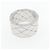 Timeless Chanel Matelasse 750 Weißgold Ring Silber - Ansicht 3