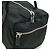 Borsa in nylon e pelle verniciata con logo Triangle Prada Nero - vista 6