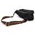 Borsa a tracolla 2way in tela nylon e pelle Gucci Sherry Line Nero Rosso Verde - vista 2