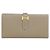Béarn Hermès Cartera larga Hermes Bearn Souffle Epsom Castaño Gris pardo