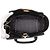 Borsa 2way in denim e pelle Rockstud Valentino Nero Blu - vista 4