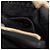 Borsa 2way in denim e pelle Rockstud Valentino Nero Blu - vista 6