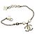 Timeless Chanel Coco Mark Perlenarmband Silber