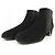 Timeless Botines cortos de ante para niña Chanel Negro - vista 3