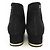 Timeless Botines cortos de ante para niña Chanel Negro - vista 5