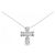 Autre Marque Collana con Diamanti Pt900 Pt850 Argento