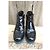 Autre Marque Stivaletti Fratelli Rossetti con plateau in vernice blu navy - vista 3