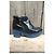 Autre Marque Stivaletti Fratelli Rossetti con plateau in vernice blu navy - vista 9