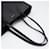 Sac cabas en cuir de veau noir Yves Saint Laurent  - vue 10