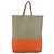 Céline Tote Verticale in pelle bi-materiale Celine Small Beige