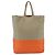 Céline Tote Verticale in pelle bi-materiale Celine Small Beige - vista 2