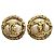 Orecchini vintage Chanel a clip con perla finta D'oro
