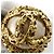 Orecchini vintage Chanel a clip con perla finta D'oro - vista 5