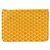 Clutch Goyard Herringbone Sena MM Giallo