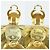 Orecchini Chanel Vintage Gold Clip D'oro - vista 3