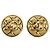 Orecchini a clip dorati Chanel D'oro