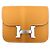 Hermès Hermes Constance Slim Bi-fold Wallet Braun