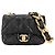 Borsa a tracolla matelassé da donna Chanel Nero
