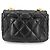Borsa a tracolla matelassé da donna Chanel Nero - vista 2