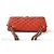 Chanel Paris-Edinburgh Flap Quilted Calfskin Medium Rosso - vista 6