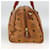 MCM Visetos logogramme Leather Marrone  - vista 3