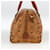 MCM Visetos logogramme Leather Marrone  - vista 4