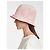 Gucci Cappello bucket in crochet rosa - vista 8