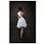 Alaïa schwarzes One-Shoulder-Kleid mit Volants - Ansicht 12
