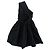 Alaïa schwarzes One-Shoulder-Kleid mit Volants - Ansicht 3