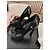 Yves Saint Laurent Décolleté Peep-Toe in Vernice Nera con Fiocco - vista 5