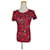 Camiseta Hermès estampado geométrico Roja Azul oscuro  - vista 1